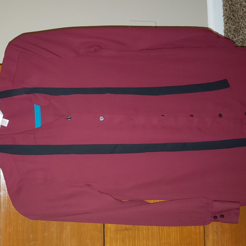 Long sleeve button down dress